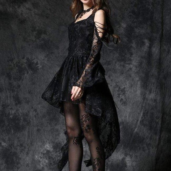 Dark In Love Ghost Lace Dress - Picture 2 of 7